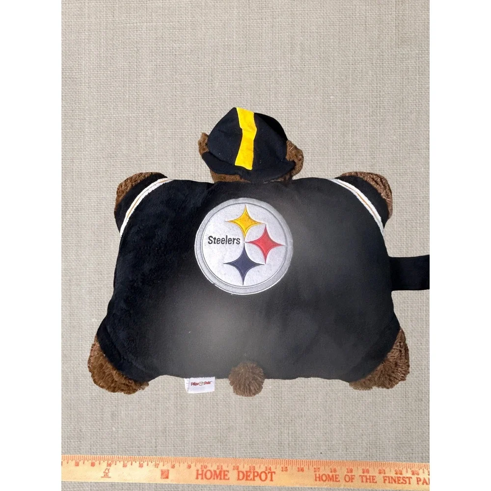 Pillow Pets NFL Pittsburgh Steelers Bear Plush Medium 18